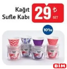 KAĞIT SUFLE KABI 10'LU